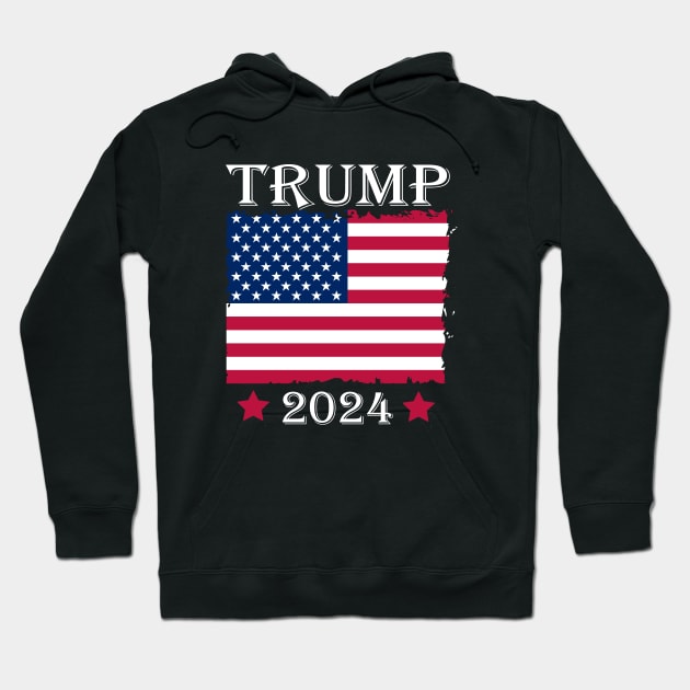 Trump 2024 Hoodie by lmohib